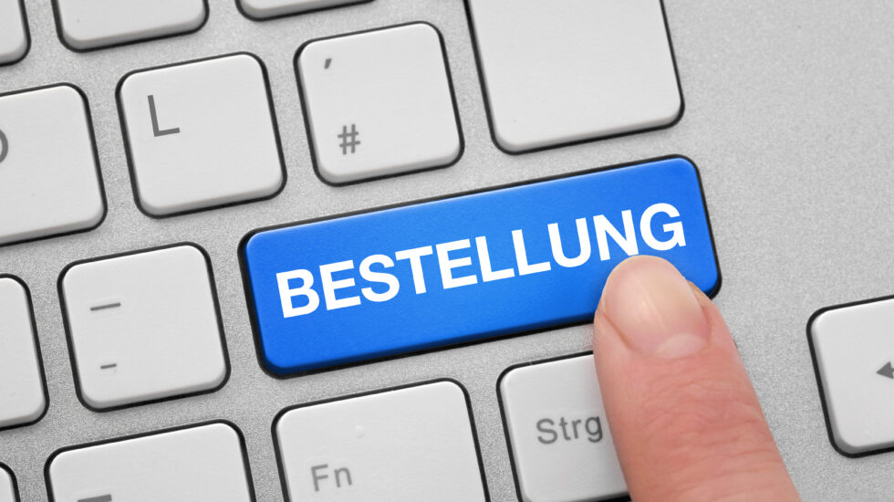 Tastatur mit Bestellung